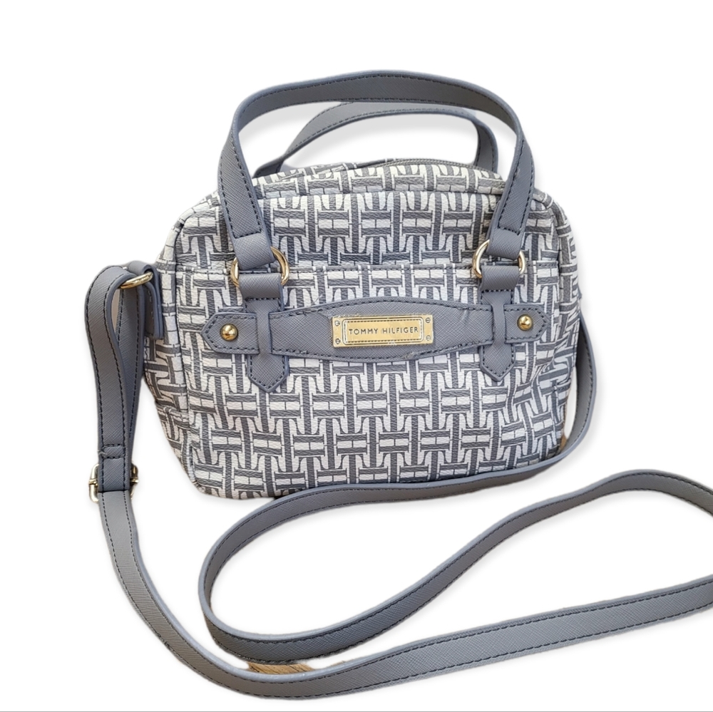 Tommy Hilfiger Gray Logo Crossbody Bag